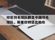 开云下载-印尼羽毛球队翻盘中国羽毛球队，斯里坎特送出助攻的简单介绍