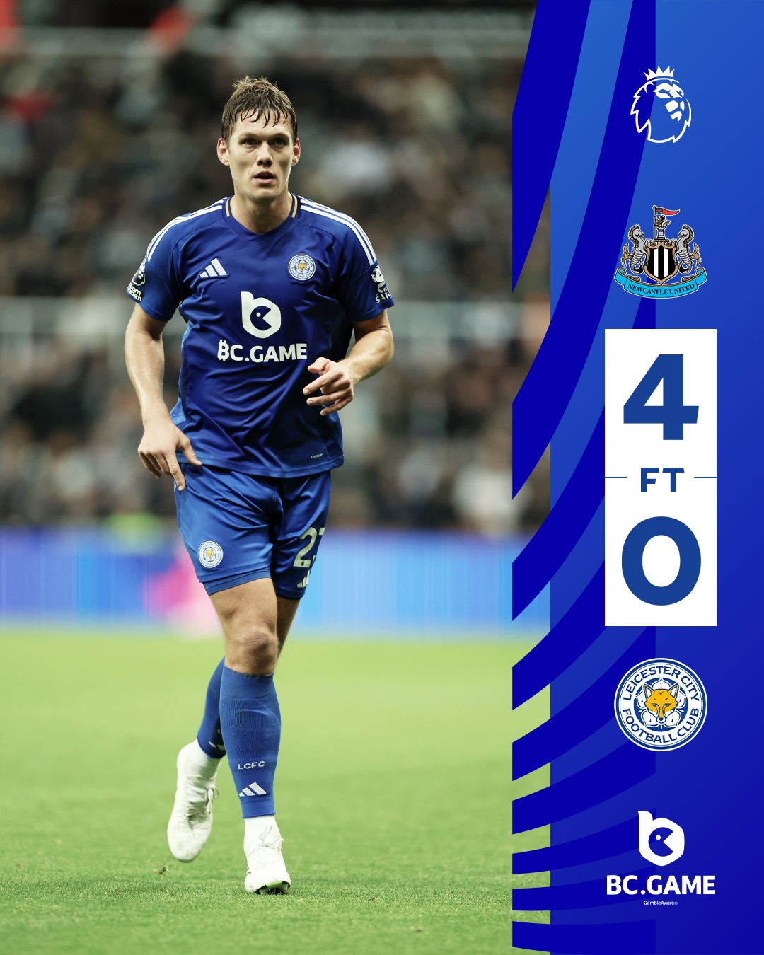 关于莱斯特城客场取胜，球队稳守前列的信息